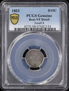 1803�N H10C �h���[�v���� �V���o�[�n�[�t�_�C�� PCGS ���K VF �ڍ� | ��͕t���C�[�O�� R