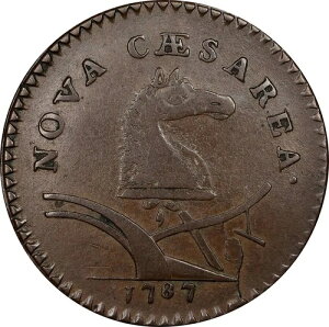 1787�N �j���[�W���[�W�[���� 1/2�y���X M62-q W5350 R3 ���[�W�v�����V�F�b�g �B��WM PCGS EF40