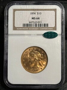 1894�N ���C�[�O���X ���o�e�B�w�b�h NGC MS-64 CAC