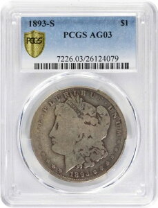 1893�N-S ���[�K���V���o�[�h�� AG03 PCGS-