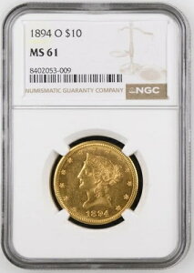 1894 O �S�[���h �C�[�O���X ���o�e�B�w�b�h NGC MS-61 �Z�~�v���[�t