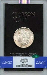 1885-CC �����K���E�_���[ GSA �z�[�h S$1 NGC MS66 (CAC)