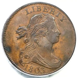 1803 S-252 R-2 PCGS AU 55 Sm ���t�ASm �t���b�N �h���[�v �o�X�g ���[�W �Z���g �R�C�� 1c