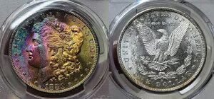 1880 S ���[�K�� �V���o�[ �_���[ $1 PCGS MS 66 �����X�^�[ �g�[�j���O!!