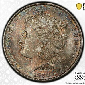 1878-CC �����K���E�_���[ $1 PCGS MS63 ���A�����X�^�[ �f���A���r�u�����g���b�`���C���{�[�g�[��