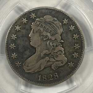 1828�N���L���b�v�o�X�g�N�H�[�^�[�B.25�BPCGS VF�ڍׁB�󏭂�25/50�Z���g�B