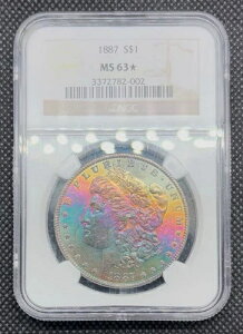 1887�N 1�h�� �����K����� NGC MS63* �X�^�[�����X�^�[ ���C���{�[�g�[�� / �J���[