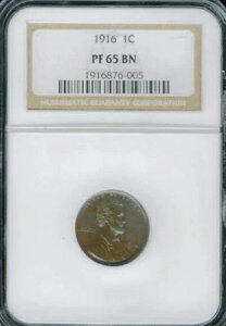 1916 NGC PR65 ���s���� 600 ? PNG �f�B�[���[�� $7,000!! ? �}�b�g�v���[�t 1C �����J�[���Z���g