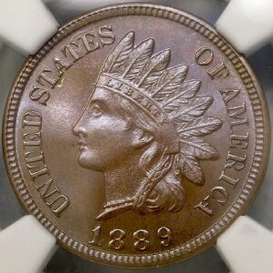 1889/18 �C���f�B�A���w�b�h �Z���g/�y�j�[ �� �X�m�[ PR#2 *�ō����u���U�[* NGC PF 67 BN