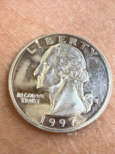 Monede De 25 Centavos De Estados Unidos De America De 1997 Letra S