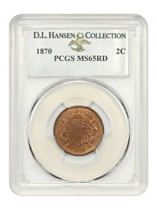 1870 2c PCGS MS65RD ex: D.L. �n���Z��