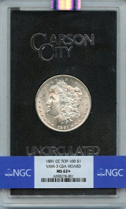 1891�N-CC TOP-100 ���[�K���h�� VAM-3 GSA �z�[�h S $1 NGC MS62+-