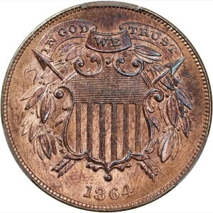 1864�N2�Z���g�d�݁BFS-401�B�����ȕW��BMS-65 RB (CACG)�B