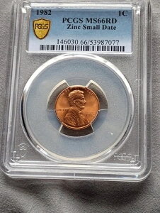 1982-P �������A���Z���g ������ �X���[���f�C�g PCGS MS 66 ���b�h FS-1801�t��????