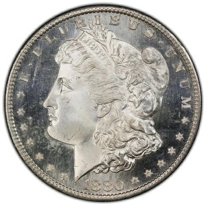 1880-S 1�h�� �����K���E�_���[ PCGS MS67+PL (CAC)
