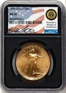 1988�N 50�h�� 1�I���X �S�[���h�C�[�O�� NGC MS70 ���M�T�C������ �}�C���Y�E�X�^���f�B�b�V�� ���f�B�E���o�e�B 1/19