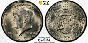 1970�N�P�l�f�B�n�[�t�_���[PCGS MS67�A3�|�b�v�̂ݍ����A�g�D���[�r���[�A�K�C�h���i6,500�h��
