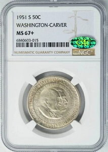 1951-S ���V���g���E�J�[�o�[ 50�Z���g MS67+ NGC ~ CAC 948508-10