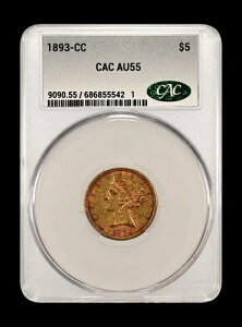 1893-CC CC �S�[���h �n�[�t�C�[�O�� ���o�e�B�w�b�h CACG AU 55 CAC