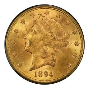 1894�N S �_�u���C�[�O���X ���o�e�B�w�b�h PCGS MS-64