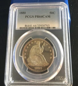 1880 50C PCGS PR64CAM