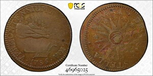 1786�N �o�[�����g���� 1/2�y���X RR-7 W2025 R3 �o�[�����g�j�E�� PCGS VF25 �t�@�[�l�X�����R���N�V����