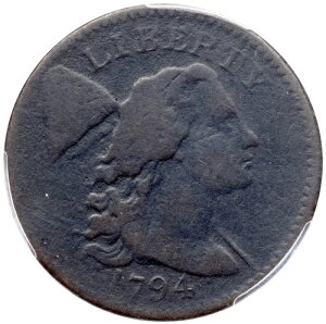 1794 S-45 R-5+ PCGS F �ڍ� ���o�e�B�L���b�v ���[�W�Z���g�R�C�� 1�Z���g