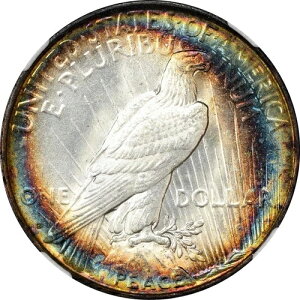 1922d NGC MS64 - �ɂ߂Ċ󏭁A���C���{�[�g�[�� - �s�[�X�V���o�[�_���[DD