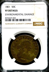 1801�N 50�Z���g �h���[�v�o�X�g �V���o�[�n�[�t�h�� NGC VF �ڍ� - �� ���t CC736