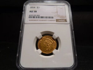 1854�N AU58 �C���f�B�A���E�v�����Z�X�E�w�b�h 3�h������ NGC�F�� - �f���炵���R�C��