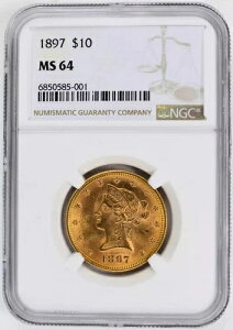 1897�N P �S�[���h �C�[�O�� ���o�e�B�w�b�h NGC MS-64