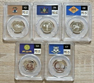 ?? 1999-S 25�Z���g �A�����J ���V���g���B �V���o�[�N�H�[�^�[�Z�b�g --- PCGS PR70 DCAM