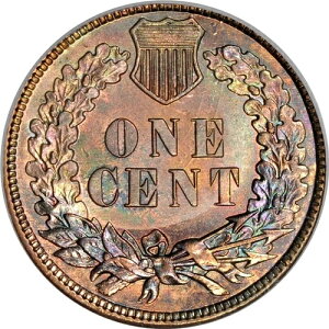1880�N 1C �X�m�[1 �N���b�V���h �����E�C���f�B�A�� �Z���g PCGS MS64RB (�ʐ^�V�[��)