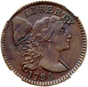 1794 S-70 R-2 NGC AU �ڍ� ���o�e�B�L���b�v ���[�W�Z���g�R�C�� 1�Z���g