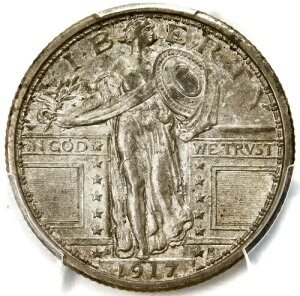 ??CAC?????????????PCGS T 1 FS801 DDR AU58 FH 1917 D �X�^���f�B���O ���o�e�B �N�H�[�^�[
