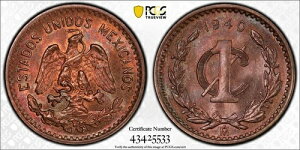 1940�N Mo PCGS MS65 RB - ���L�V�R - �g�[�����H 1�Z���^�{ 1�Z���g�R�C�� #43516A