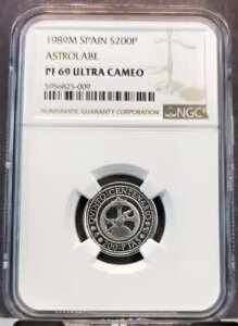 1989�N �X�y�C�� ��� 200�y�Z�^ �A�X�g�����[�x NGC PF 69 �E���g���J���I �� ���O���[�h