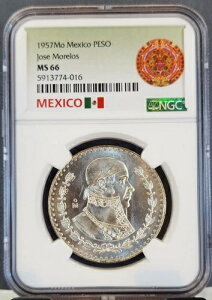 1957�N ���L�V�R �V���o�[ 1�y�\ �z�Z�E�������X NGC MS 66 �W�F���E�u�E�r���[�e�B�[