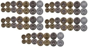 �W�u�` - 5���Z�b�g 7���Z�b�g �R�C�� 5 10 20 50 100 250 500 �t���� 1991 - 2016 UNC