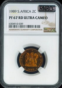 1989�N ��A�t���J 2�Z���g 2C NGC PF67 RD �E���g���J���I �v���[�t�i��
