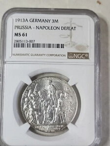 :1913A S3-MARKS �h�C�c �v���C�Z������ �i�|���I���s�k100���N�L�O NGC MS61