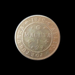 �|���g�K�� �A���S�� 1/2 �}�N�^ 1858 D. �y�h�� V KM 58 #7729#