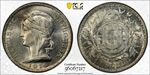 1916 �G�X�N�[�h �|���g�K�� - PCGS UNC �ڍ�
