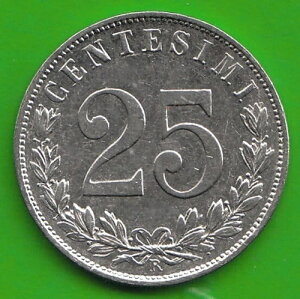 �R�C�� �C�^���A 25 CENTESIMI 1902 Vz ���Ȃ背�A nswleipzig