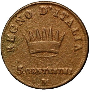 1810 M �C�^���A���B �i�|���I������ 3 Centesimi C# 2.2