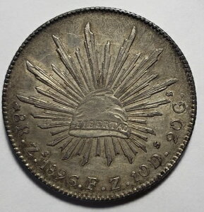 ���L�V�R 1896 8 Reales Zs F.Z.