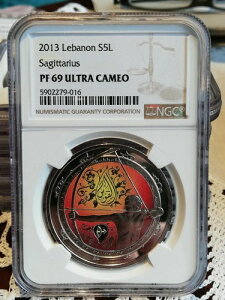 ���o�m�� 2013 5 LIVRES �V���o�[ �v���[�t�R�C�� UNC ���� �ˎ�� NGC PF69 �g�b�v