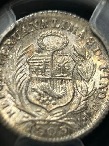 �y���[ 1903/803 JF 1/2 �f�B�l�� PCGS MS66 KM-206.2 �` A113