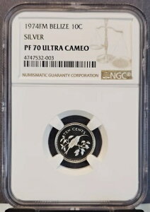 1974�N �x���[�Y ��� 10�Z���g 10C �����������B�ْ� NGC PF 70 �E���g���J���I
