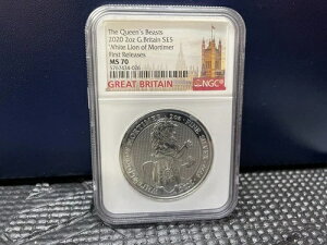 2020�N S$5 2�I���X �N�C�[���Y�r�[�X�g �z���C�g���C�I���I�u���[�e�B�}�[ NGC MS70 �t�@�[�X�g�����[�X